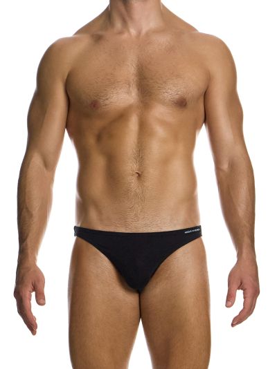 Modus Vivendi Silk low cut brief black Low Cut Brief 47% Silk, 47% Viscose, 6% Elastan S-XL 08511