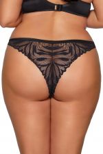 Yasemin Brazilian Thong Black