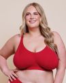 Curvy Kate Zen Non Wired Soft Bralette - Red-thumb Non-wired bralette with adjustable straps. 65-90 E/F - M/N CK093110-RED