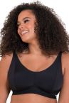 Curvy Kate Zen Non Wired Soft Bralette Black-thumb Non-wired bralette with adjustable straps. 65-90 E/F - M/N CK093110-BLK