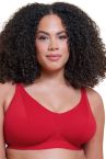 Curvy Kate Zen Non Wired Soft Bralette - Red-thumb Non-wired bralette with adjustable straps. 65-90 E/F - M/N CK093110-RED