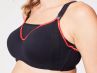 Cake Maternity  Zest Nursing Sports Bra Black (ei saatavana suomen ulkopuolelle!)-thumb Flexi wire nursing sports bra with padded cups 70-90 E-K 24-1018-06