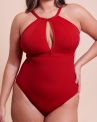 Curvy Kate Zip Tide Non-Wired Multiway Swimsuit - Red-thumb Non-wired swimsuit with adjustable coverage. S/36-38 - 2XL/52-54 CS-035606-RED