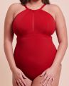 Curvy Kate Zip Tide Non-Wired Multiway Swimsuit - Red-thumb Non-wired swimsuit with adjustable coverage. S/36-38 - 2XL/52-54 CS-035606-RED