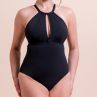 Curvy Kate Zip Tide Non-Wired Multiway Swimsuit - Black-thumb Non-wired swimsuit with adjustable coverage. S/36-38 - 2XL/52-54 CS-035606-BLK
