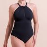 Curvy Kate Zip Tide Non-Wired Multiway Swimsuit - Black-thumb Non-wired swimsuit with adjustable coverage. S/36-38 - 2XL/52-54 CS-035606-BLK