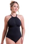Curvy Kate Zip Tide Non-Wired Multiway Swimsuit - Black-thumb Non-wired swimsuit with adjustable coverage. S/36-38 - 2XL/52-54 CS-035606-BLK