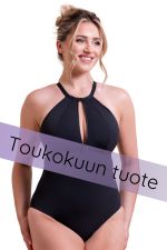 Zip Tide Non-Wired Multiway Swimsuit - Black