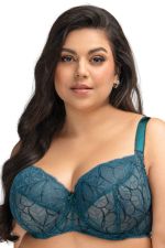 Zoia Soft UW Bra - Deep Teal Green