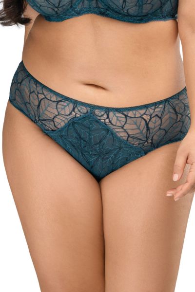 Nessa Zoia Midi Briefs - Deep Teal Green  L/40-42 - 5XL/50-52 ZOI-NO2-GRE