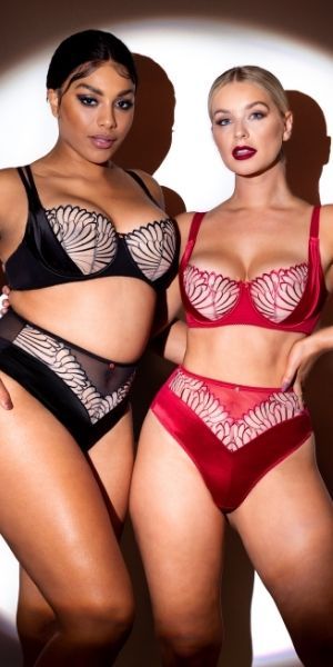 Scantilly Fallen Angel - available in Garnet Red and Black