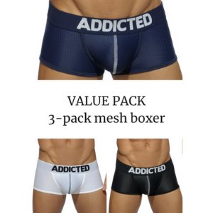 Addicted Mesh Boxer 3-pack HerMan